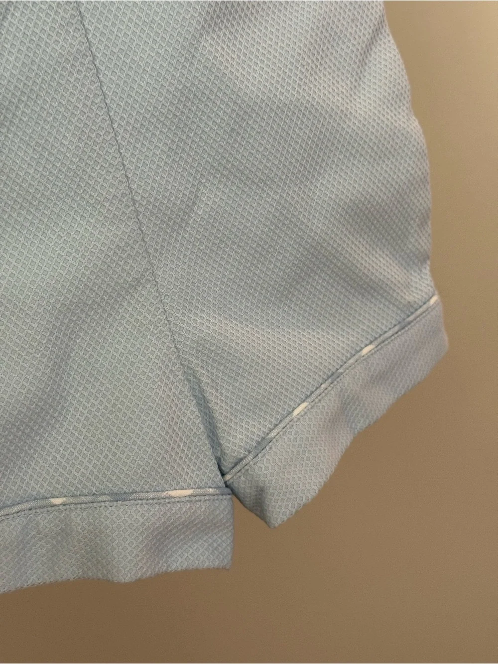 NWT Polo Ralph Lauren Baby Blue 2 Piece Shortall Set 3M SS20 Sample Rare